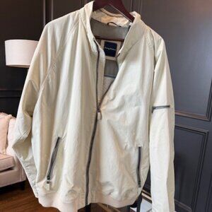 Tommy Bahama XXL Light Jacket | Cream Zip-Up Windbreaker | Like New